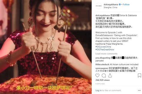 dolce gabbana chopsticks china|dolce gabbana china scandal.